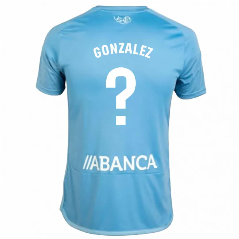 Danxen Niño Camiseta Marcos González #0 Azul 1ª Equipación 2023/24 La Camisa