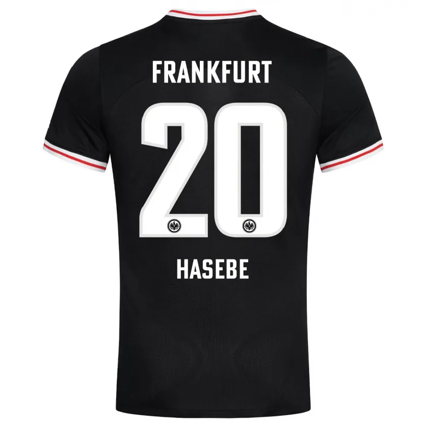 Danxen Niño Camiseta Makoto Hasebe #20 Negro 2ª Equipación 2023/24 La Camisa