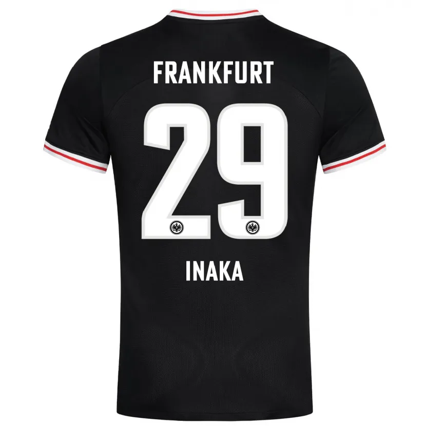 Danxen Niño Camiseta Arthur Inaka #29 Negro 2ª Equipación 2023/24 La Camisa