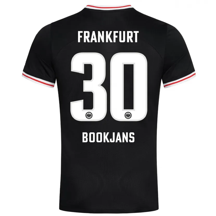 Danxen Niño Camiseta Jakob Bookjans #30 Negro 2ª Equipación 2023/24 La Camisa