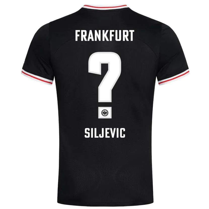 Danxen Niño Camiseta Amil Siljevic #0 Negro 2ª Equipación 2023/24 La Camisa