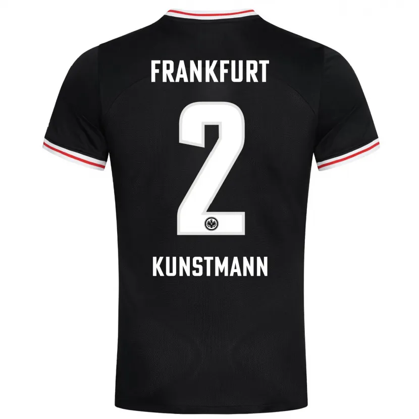 Danxen Niño Camiseta Kelvin Kunstmann #2 Negro 2ª Equipación 2023/24 La Camisa