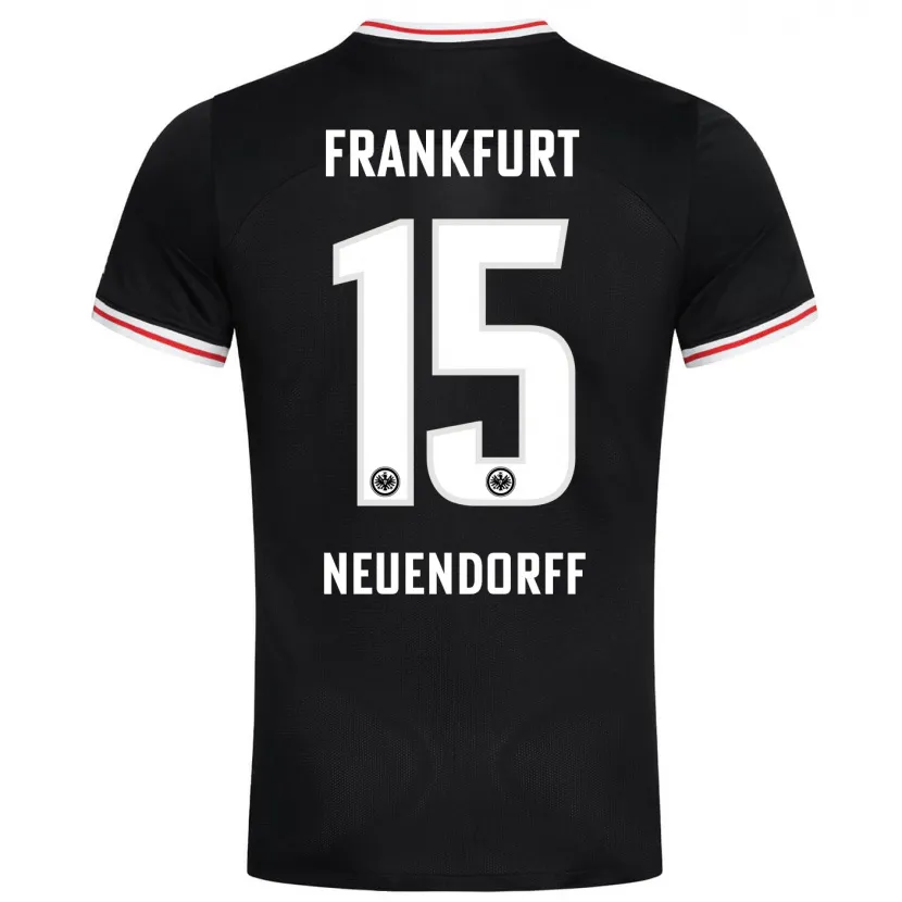 Danxen Niño Camiseta Nilo Neuendorff #15 Negro 2ª Equipación 2023/24 La Camisa