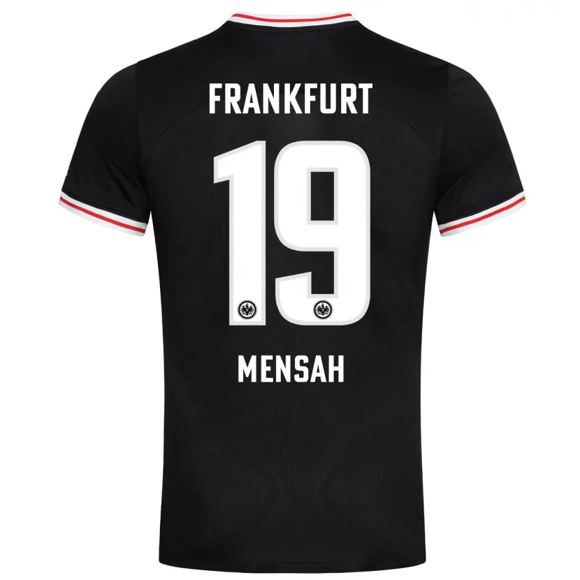 Danxen Niño Camiseta Keziah Oteng-Mensah #19 Negro 2ª Equipación 2023/24 La Camisa