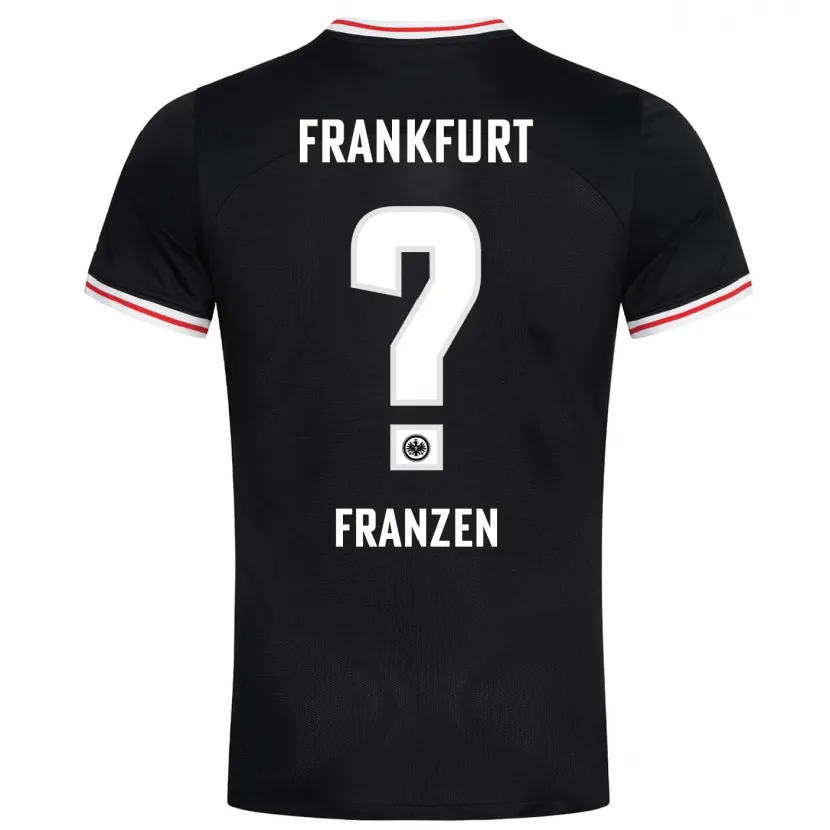 Danxen Niño Camiseta Marlon Franzen #0 Negro 2ª Equipación 2023/24 La Camisa