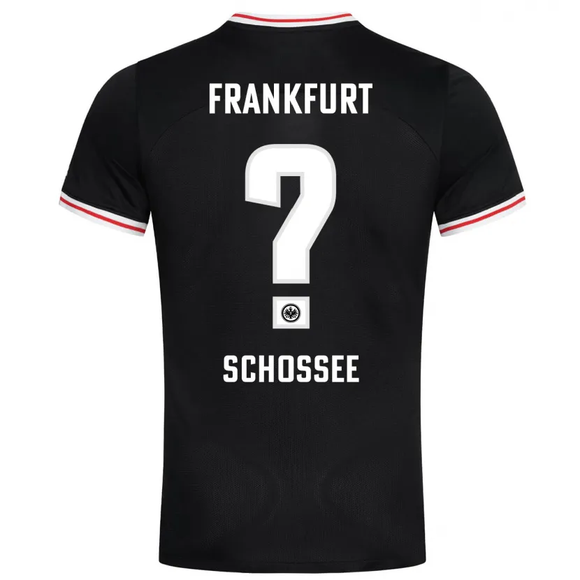 Danxen Niño Camiseta Maurice Schossee #0 Negro 2ª Equipación 2023/24 La Camisa