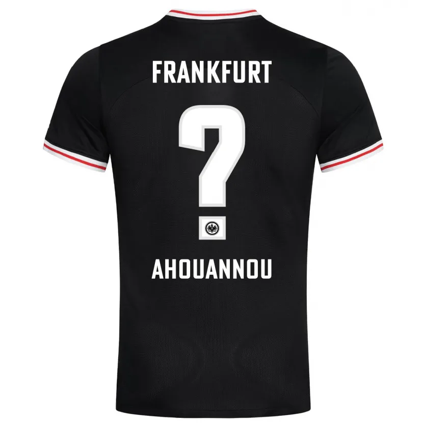 Danxen Niño Camiseta Yannis Ahouannou #0 Negro 2ª Equipación 2023/24 La Camisa