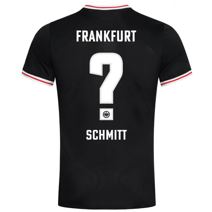 Danxen Niño Camiseta Jonathan Schmitt #0 Negro 2ª Equipación 2023/24 La Camisa