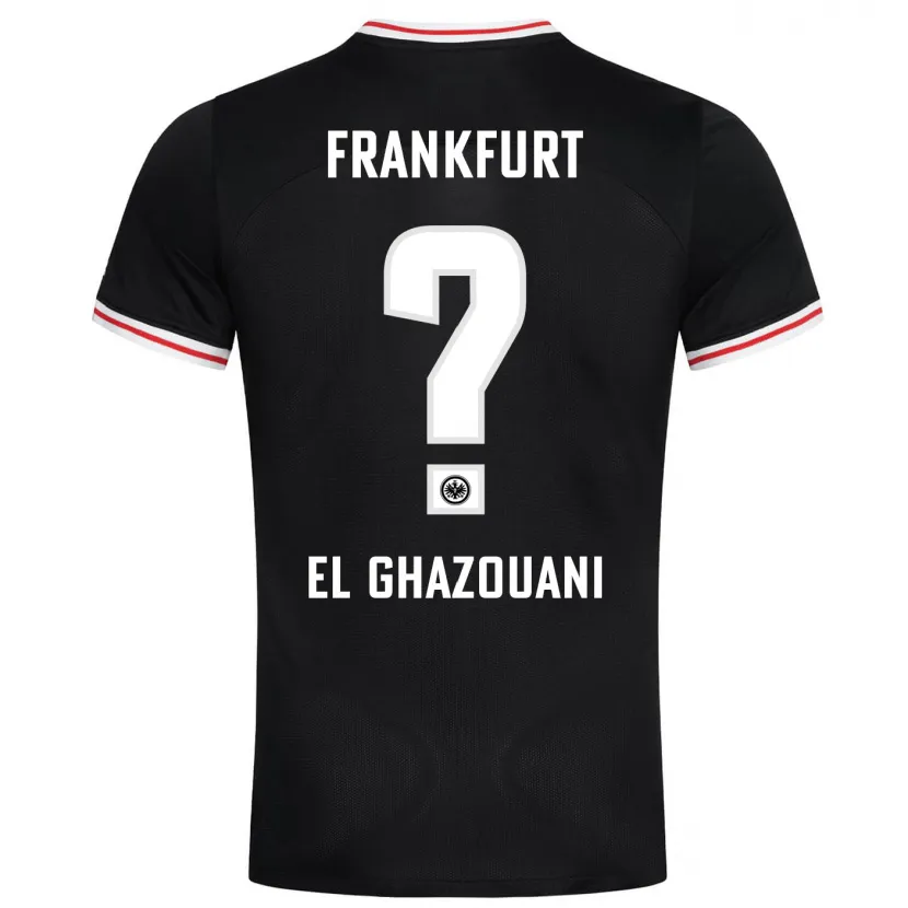 Danxen Niño Camiseta Mohamed El Ghazouani #0 Negro 2ª Equipación 2023/24 La Camisa