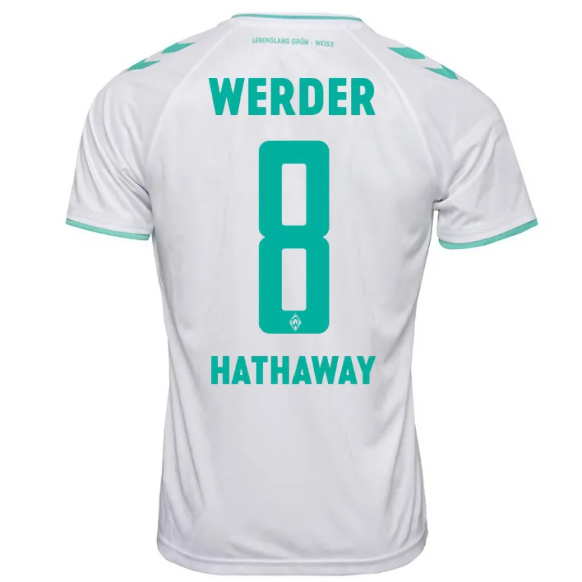 Danxen Niño Camiseta Max Hathaway #8 Blanco 2ª Equipación 2023/24 La Camisa