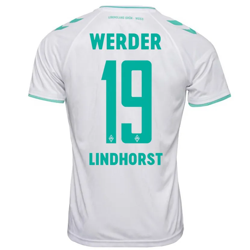 Danxen Niño Camiseta Jerrit Lindhorst #19 Blanco 2ª Equipación 2023/24 La Camisa