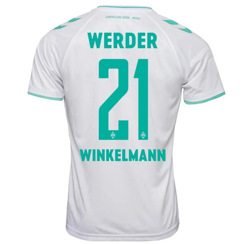 Danxen Niño Camiseta Till Winkelmann #21 Blanco 2ª Equipación 2023/24 La Camisa