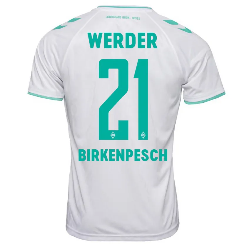 Danxen Niño Camiseta Noah Birkenpesch #21 Blanco 2ª Equipación 2023/24 La Camisa