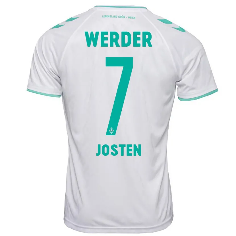 Danxen Niño Camiseta Lisa Josten #7 Blanco 2ª Equipación 2023/24 La Camisa