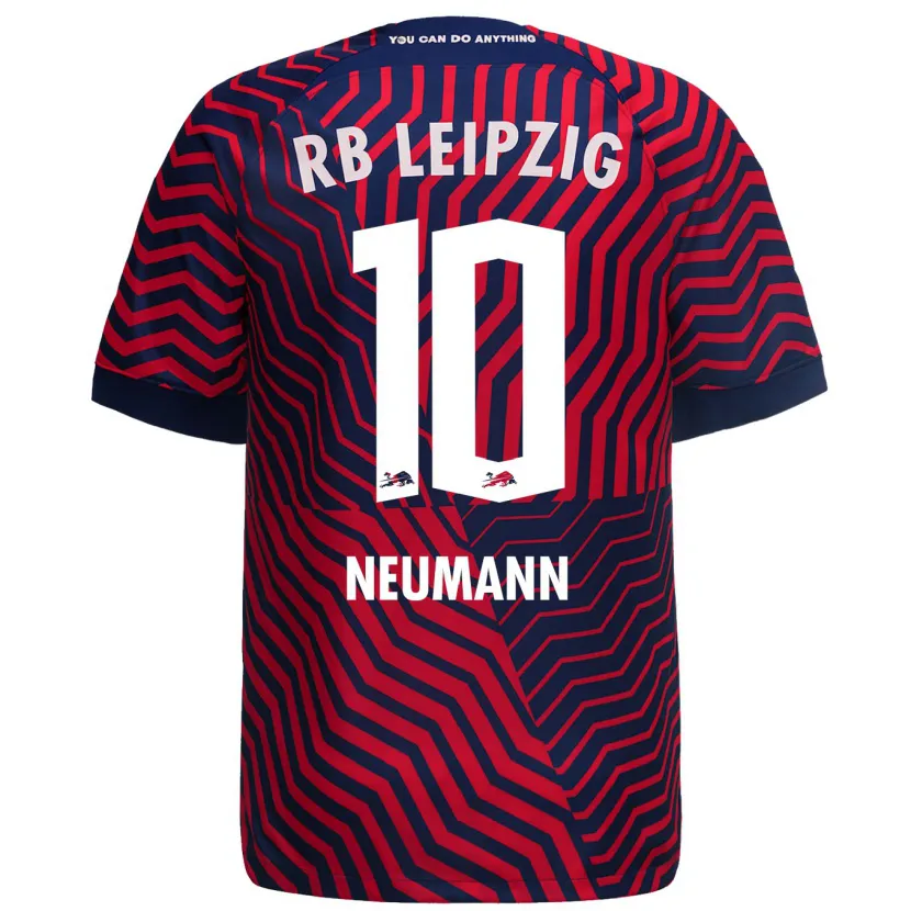 Danxen Niño Camiseta Cenny Neumann #10 Azul Rojo 2ª Equipación 2023/24 La Camisa