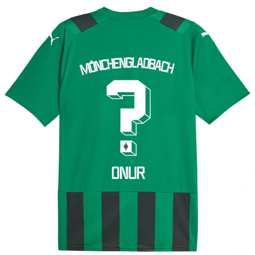 Danxen Niño Camiseta Hasan Onur #0 Verde Negro 2ª Equipación 2023/24 La Camisa