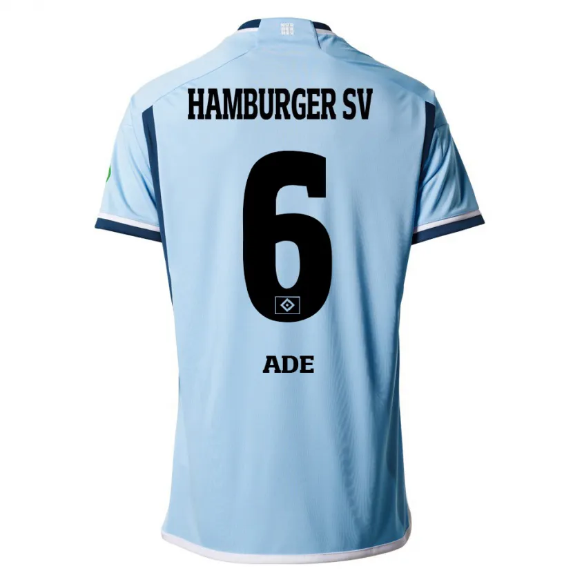 Danxen Niño Camiseta Jeremy Ade #6 Azul 2ª Equipación 2023/24 La Camisa