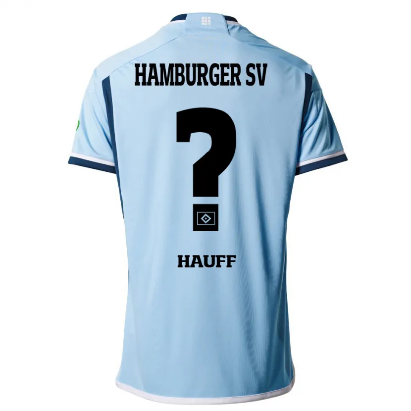 Danxen Niño Camiseta Daniel Hauff #0 Azul 2ª Equipación 2023/24 La Camisa