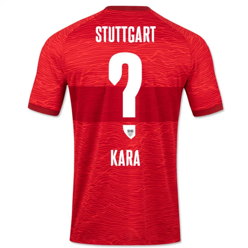 Danxen Niño Camiseta Semih Kara #0 Rojo 2ª Equipación 2023/24 La Camisa