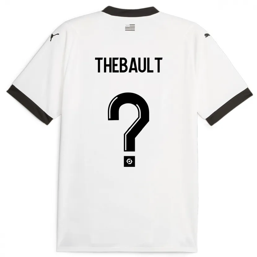 Danxen Niño Camiseta Yaël Thébault #0 Blanco 2ª Equipación 2023/24 La Camisa