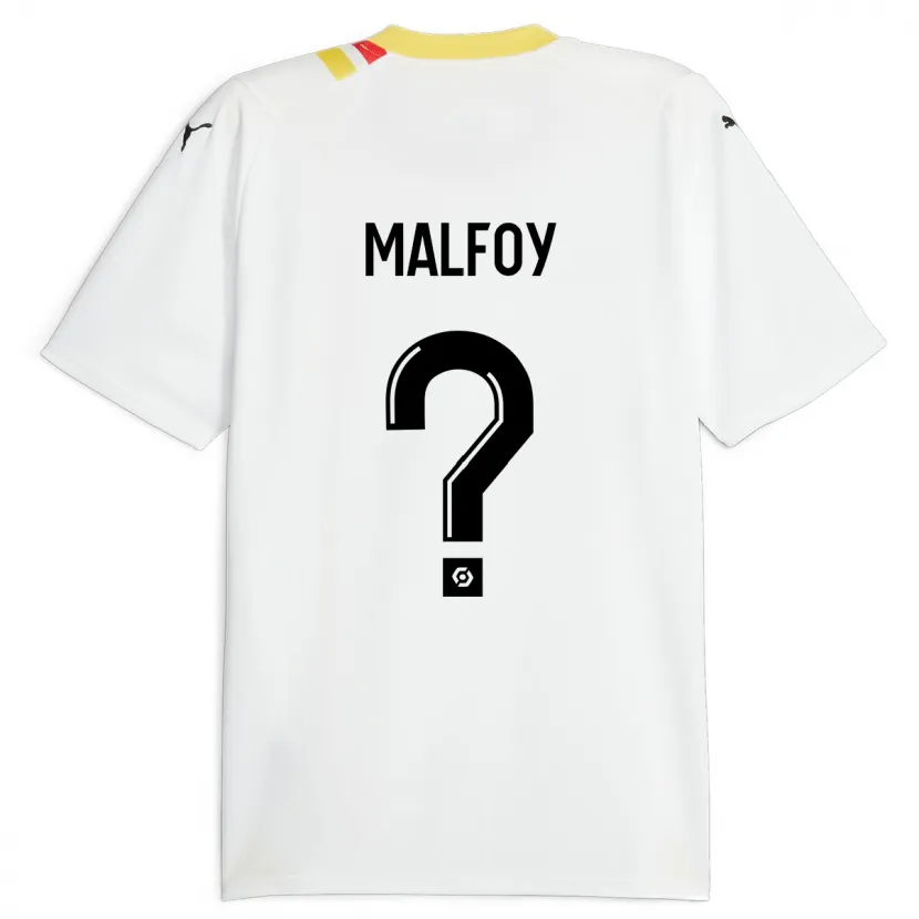 Danxen Niño Camiseta Lucas Malfoy #0 Negro 2ª Equipación 2023/24 La Camisa