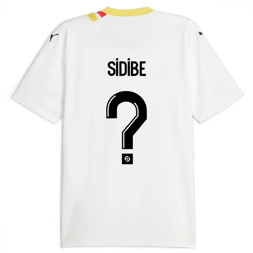 Danxen Niño Camiseta Yannick Sidibé #0 Negro 2ª Equipación 2023/24 La Camisa