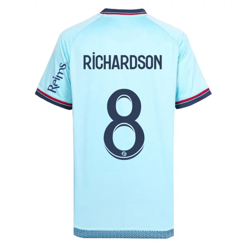 Danxen Niño Camiseta Amir Richardson #8 Cielo Azul 2ª Equipación 2023/24 La Camisa