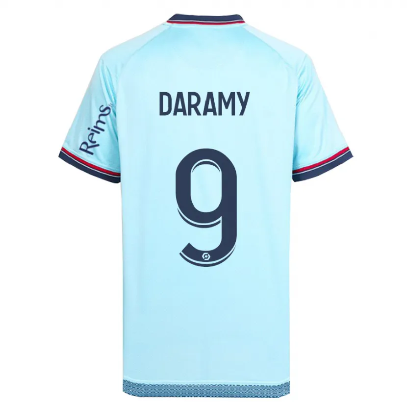 Danxen Niño Camiseta Mohamed Daramy #9 Cielo Azul 2ª Equipación 2023/24 La Camisa