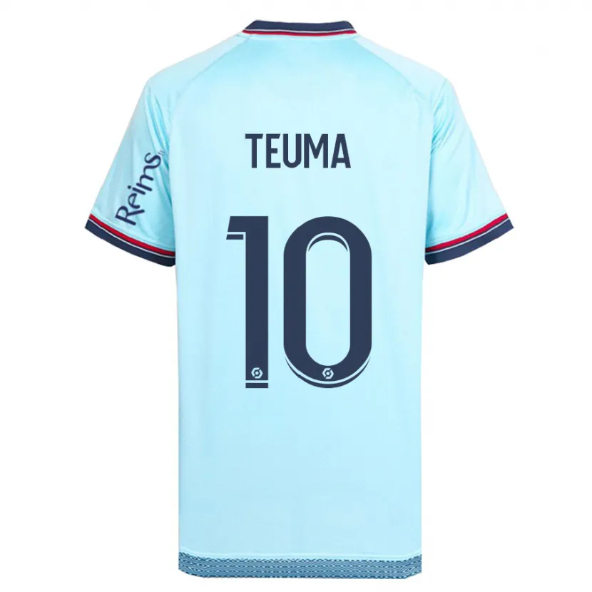 Danxen Niño Camiseta Teddy Teuma #10 Cielo Azul 2ª Equipación 2023/24 La Camisa