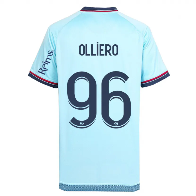 Danxen Niño Camiseta Alexandre Olliero #96 Cielo Azul 2ª Equipación 2023/24 La Camisa