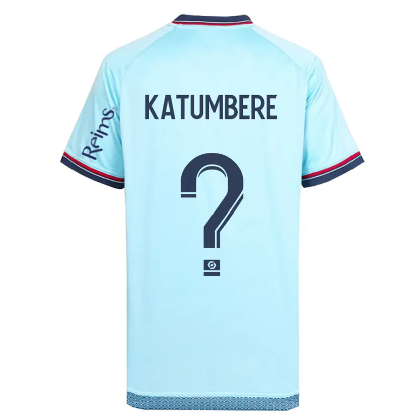 Danxen Niño Camiseta Noah Katumbere #0 Cielo Azul 2ª Equipación 2023/24 La Camisa