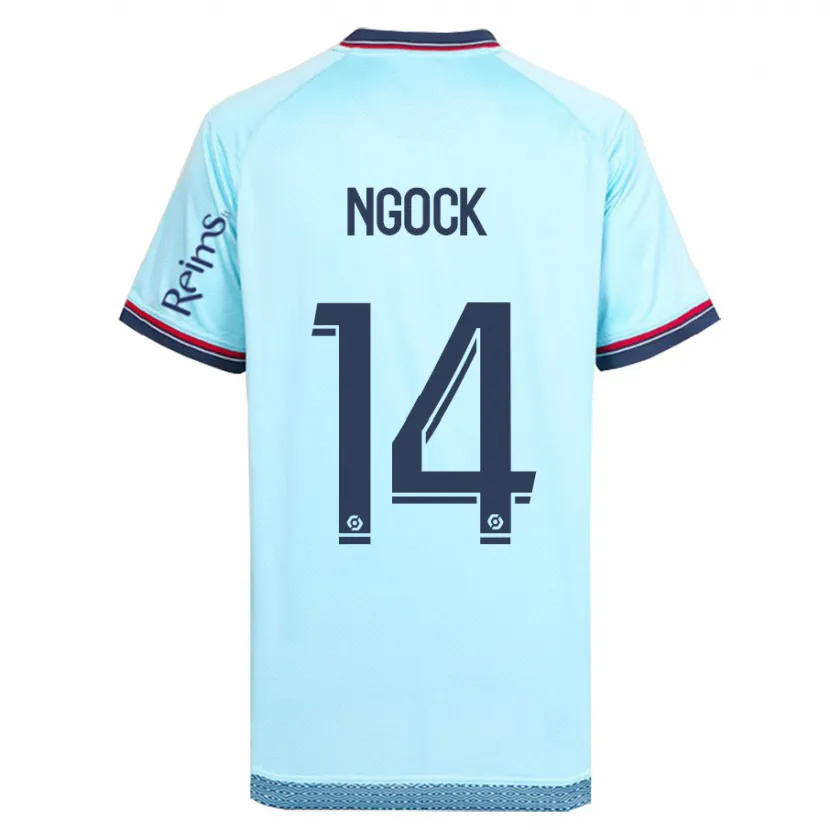 Danxen Niño Camiseta Monique Ngock #14 Cielo Azul 2ª Equipación 2023/24 La Camisa