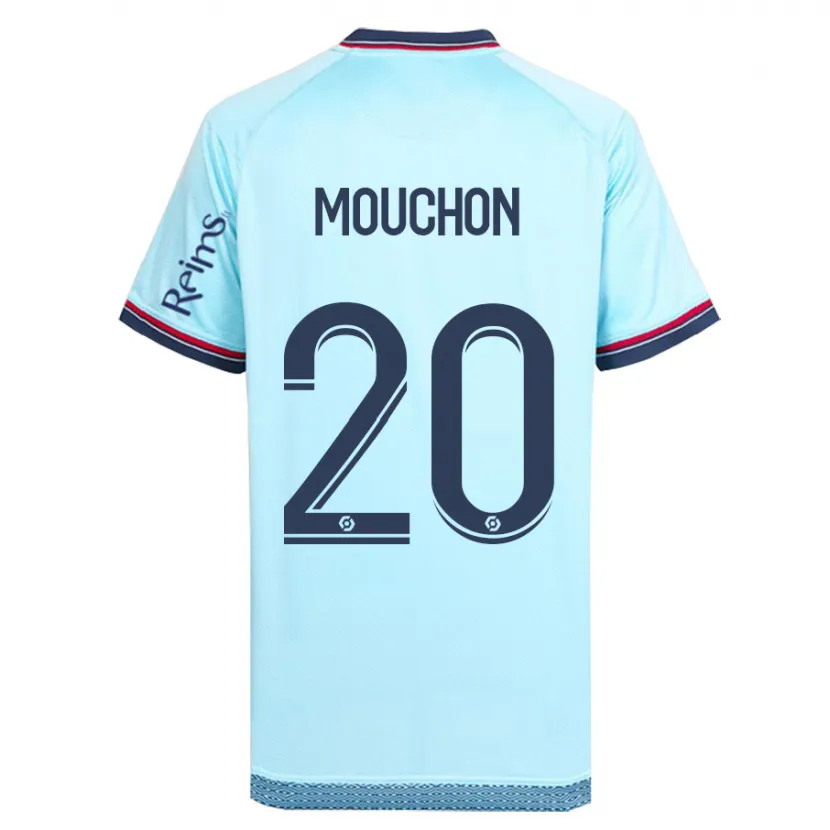 Danxen Niño Camiseta Noemie Mouchon #20 Cielo Azul 2ª Equipación 2023/24 La Camisa