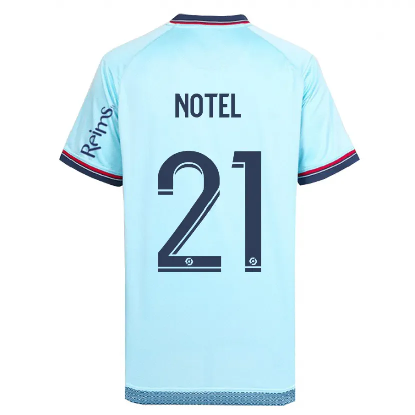 Danxen Niño Camiseta Lea Notel #21 Cielo Azul 2ª Equipación 2023/24 La Camisa