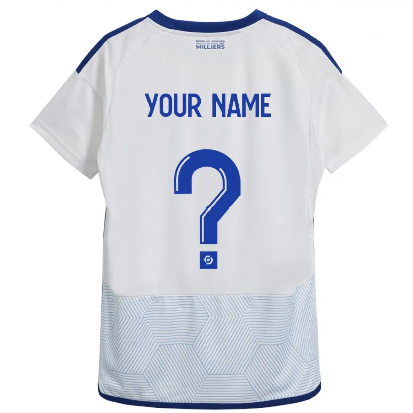 Danxen Niño Camiseta Su Nombre #0 Blanco 2ª Equipación 2023/24 La Camisa