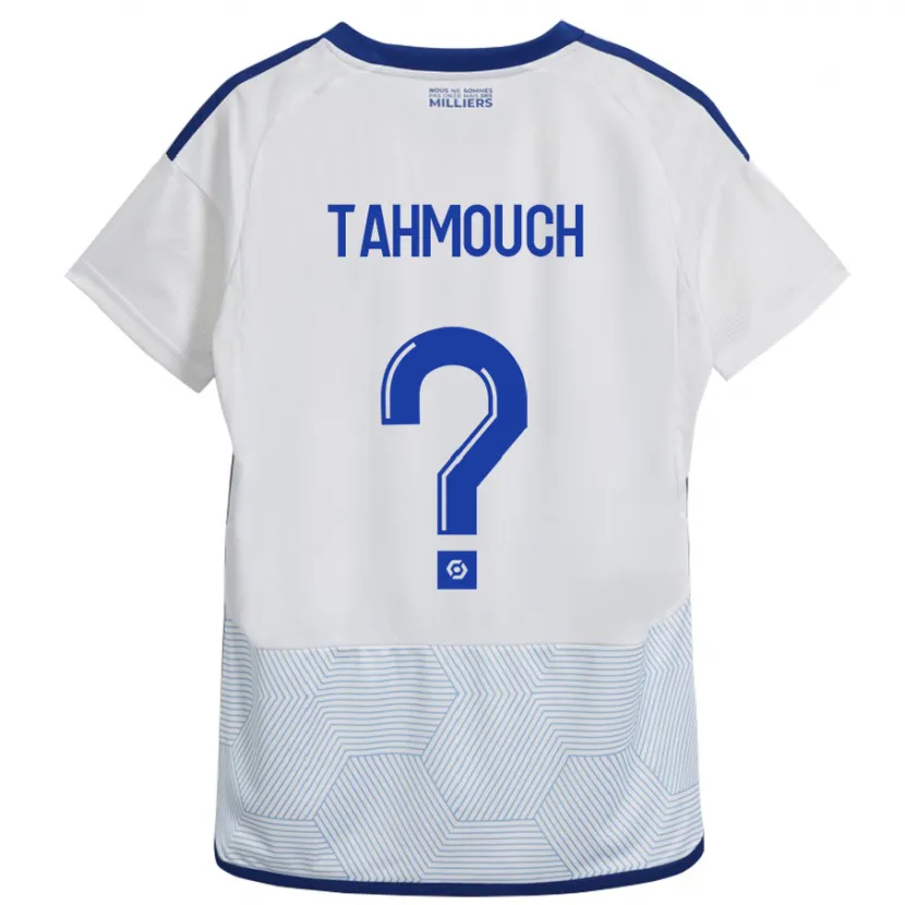 Danxen Niño Camiseta Mathieu Tahmouch #0 Blanco 2ª Equipación 2023/24 La Camisa