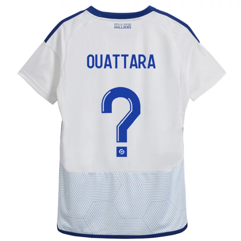 Danxen Niño Camiseta Abdoul Ouattara #0 Blanco 2ª Equipación 2023/24 La Camisa