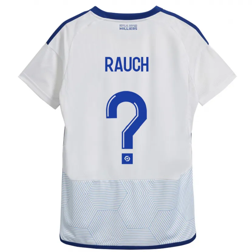 Danxen Niño Camiseta Hugo Rauch #0 Blanco 2ª Equipación 2023/24 La Camisa