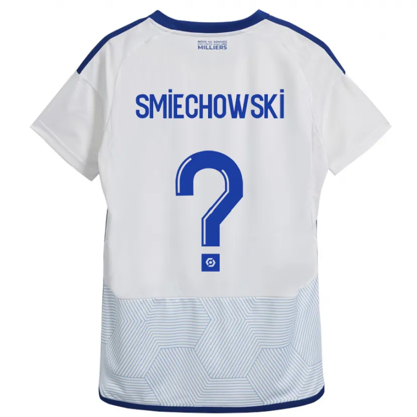 Danxen Niño Camiseta Artur Smiechowski #0 Blanco 2ª Equipación 2023/24 La Camisa