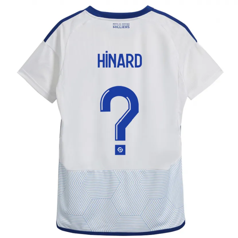 Danxen Niño Camiseta Noa Hinard #0 Blanco 2ª Equipación 2023/24 La Camisa