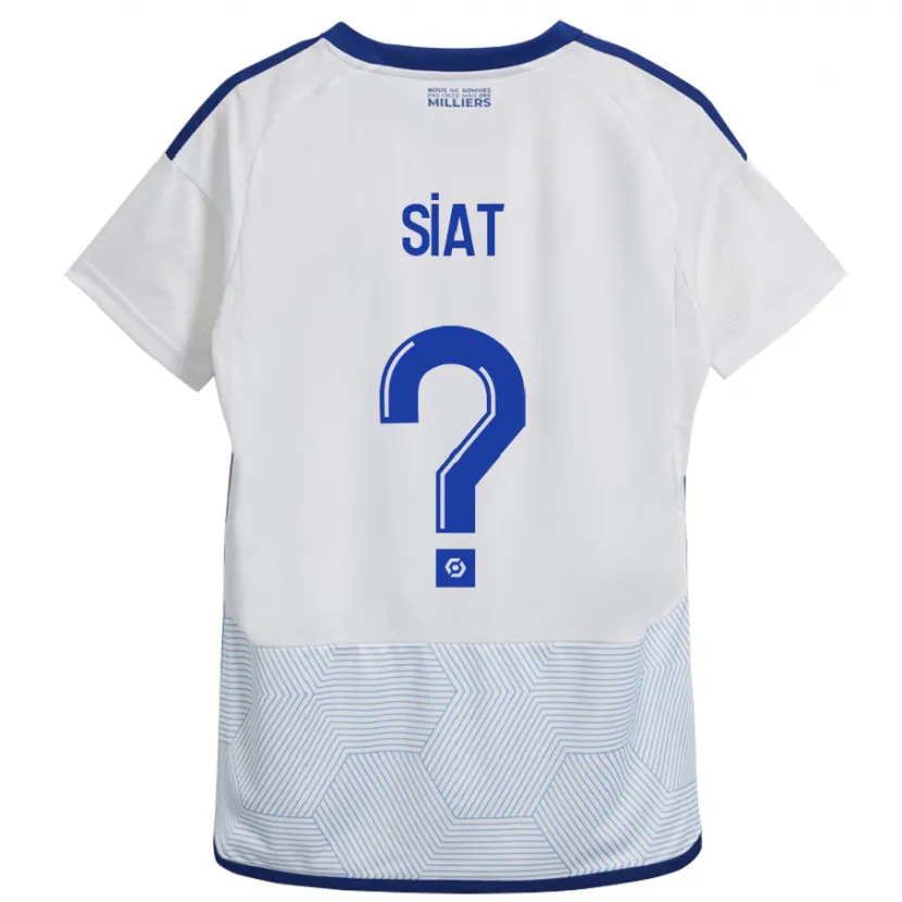 Danxen Niño Camiseta Victor Siat #0 Blanco 2ª Equipación 2023/24 La Camisa