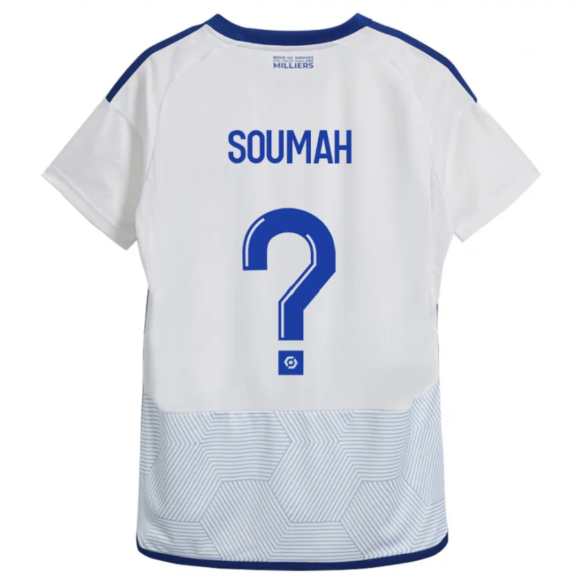 Danxen Niño Camiseta Mohamed Soumah #0 Blanco 2ª Equipación 2023/24 La Camisa