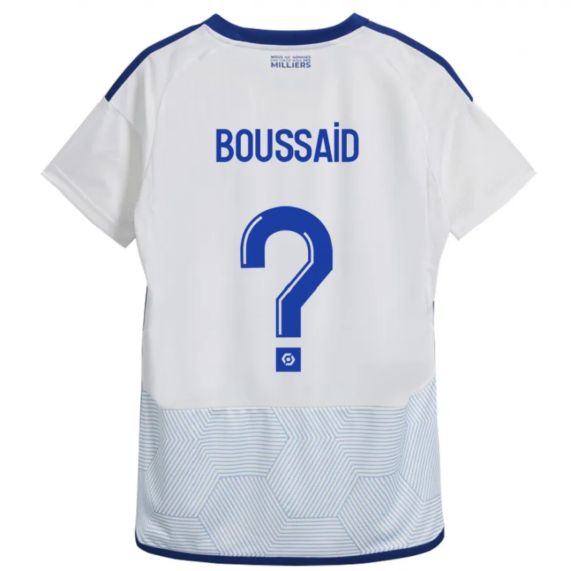 Danxen Niño Camiseta Willsem Boussaid #0 Blanco 2ª Equipación 2023/24 La Camisa