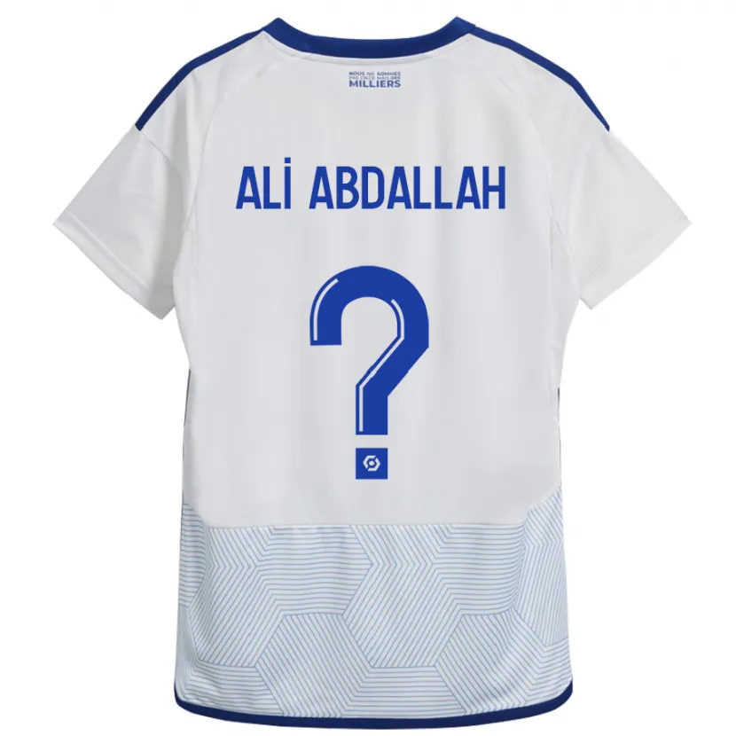 Danxen Niño Camiseta Aboubacar Ali Abdallah #0 Blanco 2ª Equipación 2023/24 La Camisa