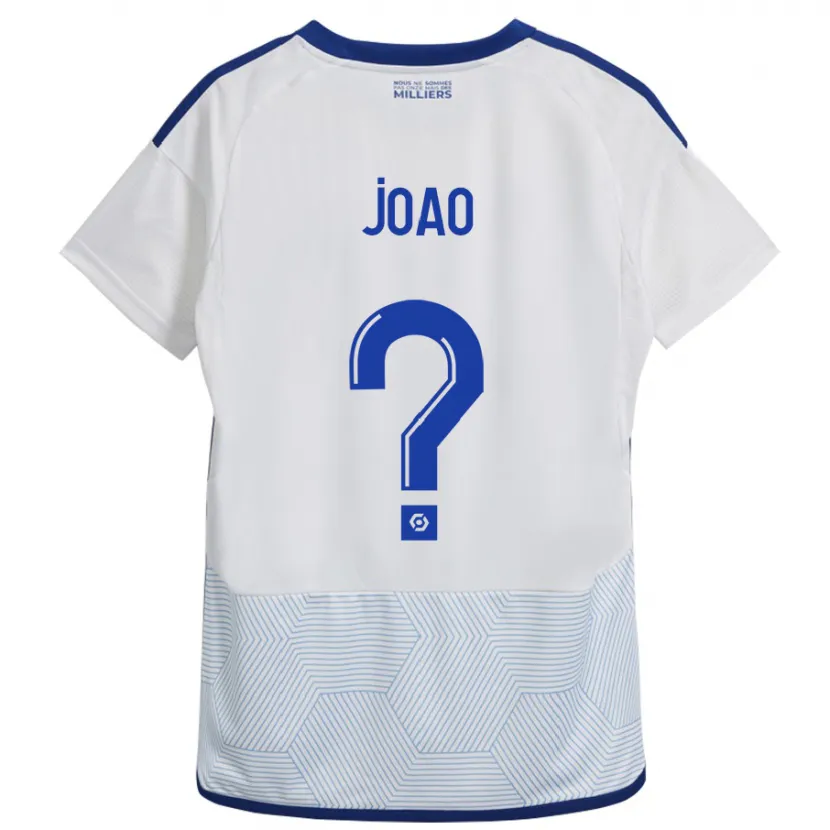 Danxen Niño Camiseta Tchoula Joâo #0 Blanco 2ª Equipación 2023/24 La Camisa