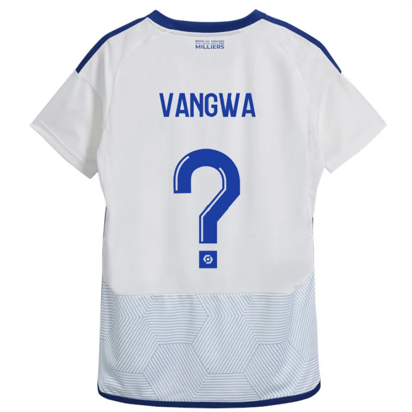 Danxen Niño Camiseta Jilva Vangwa #0 Blanco 2ª Equipación 2023/24 La Camisa