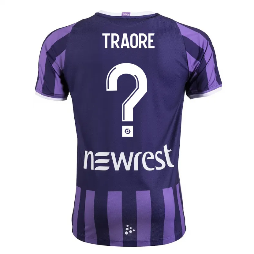 Danxen Niño Camiseta Bonota Traoré #0 Morado 2ª Equipación 2023/24 La Camisa