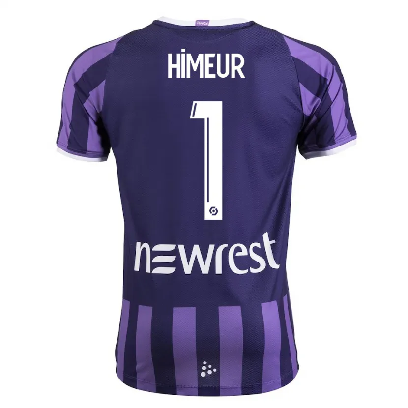 Danxen Niño Camiseta Thomas Himeur #1 Morado 2ª Equipación 2023/24 La Camisa