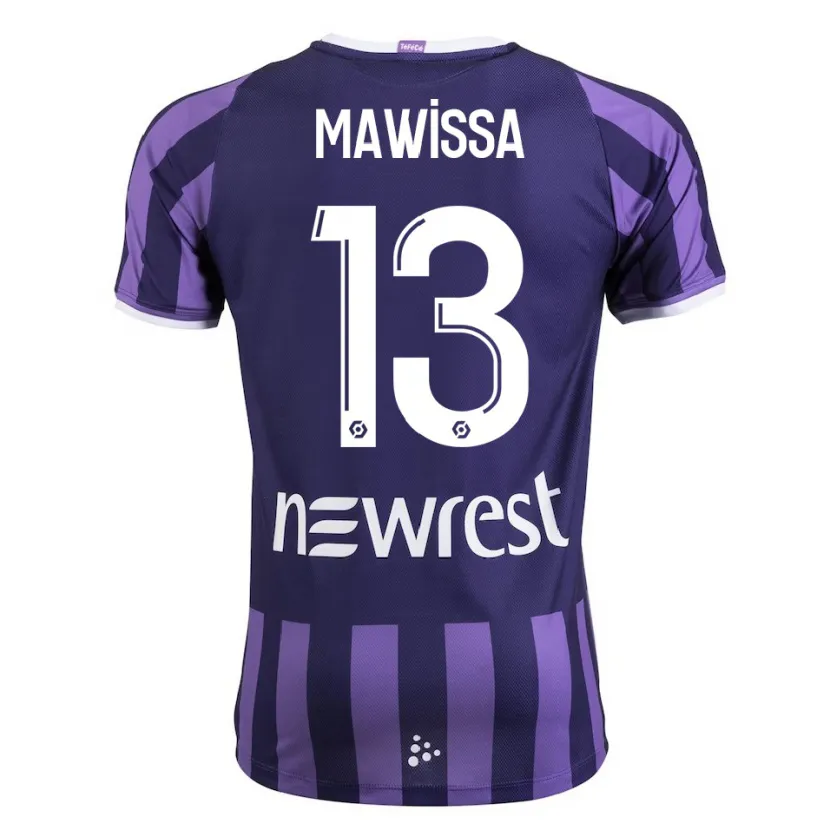 Danxen Niño Camiseta Christian Mawissa Elebi #13 Morado 2ª Equipación 2023/24 La Camisa