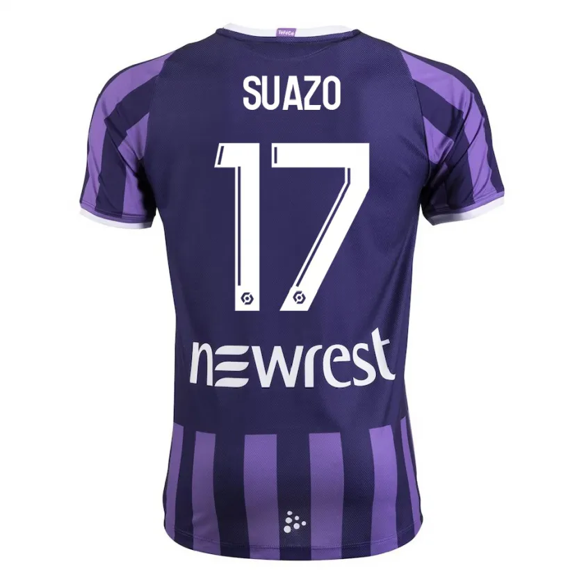 Danxen Niño Camiseta Gabriel Suazo #17 Morado 2ª Equipación 2023/24 La Camisa